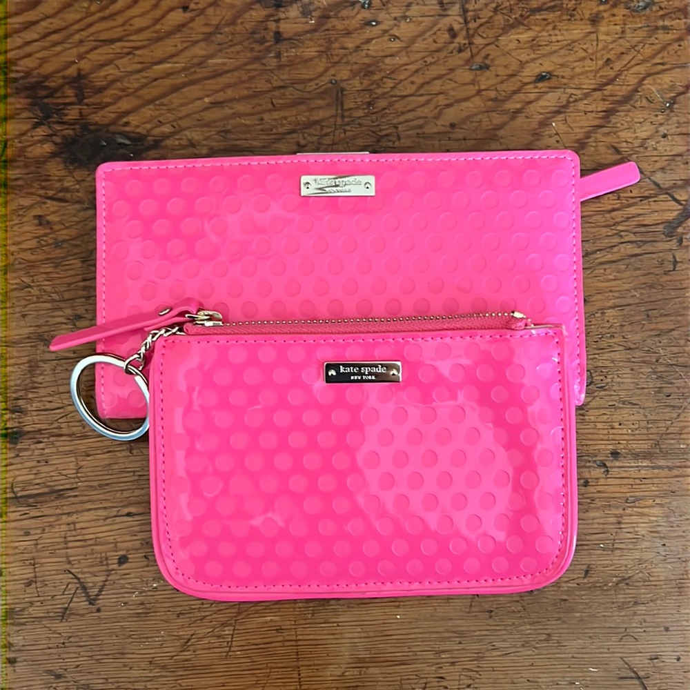 Kate Spade, Hot Pink, Wallet & Change Purse